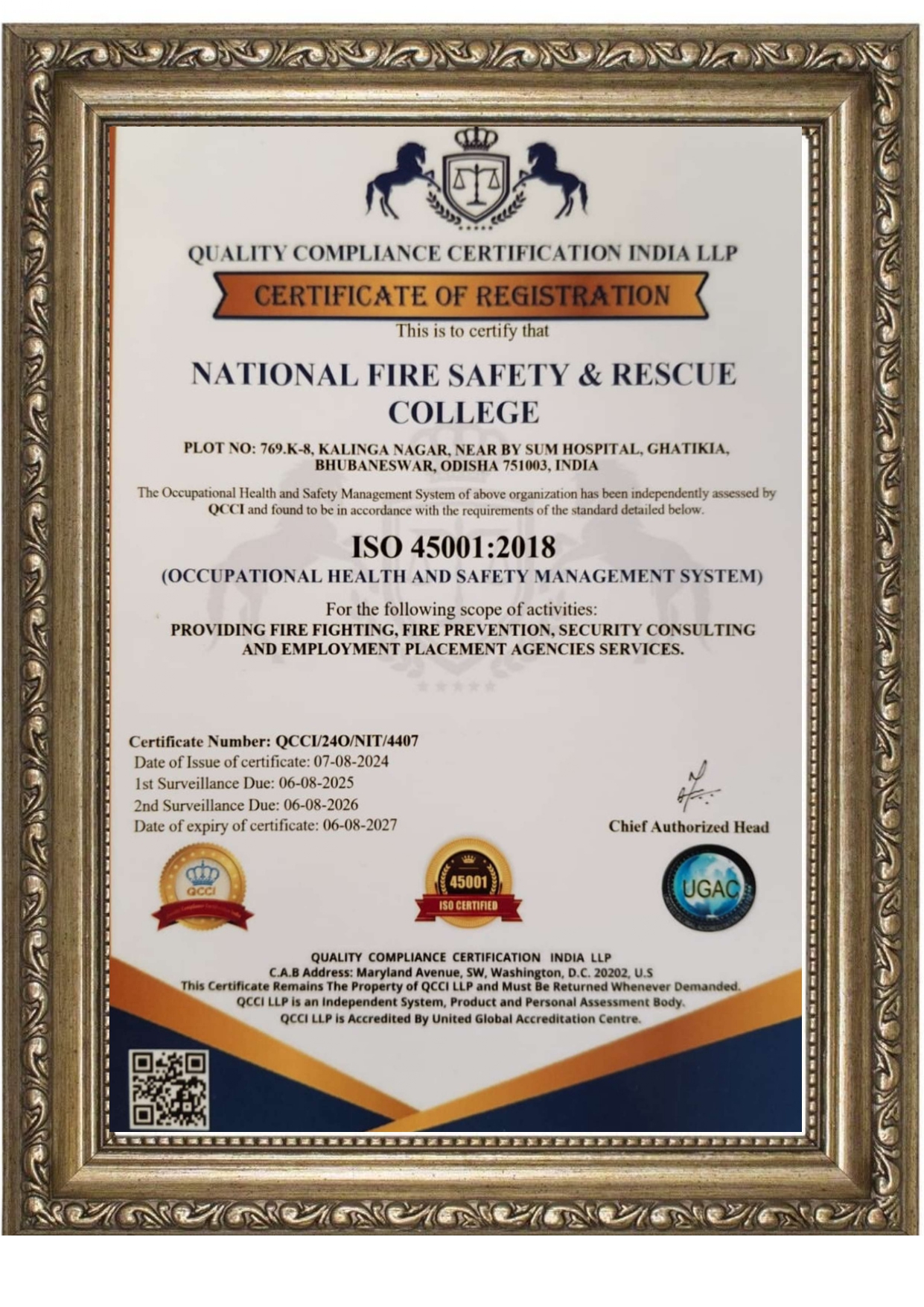 ISO 45001:2018 OHSMS