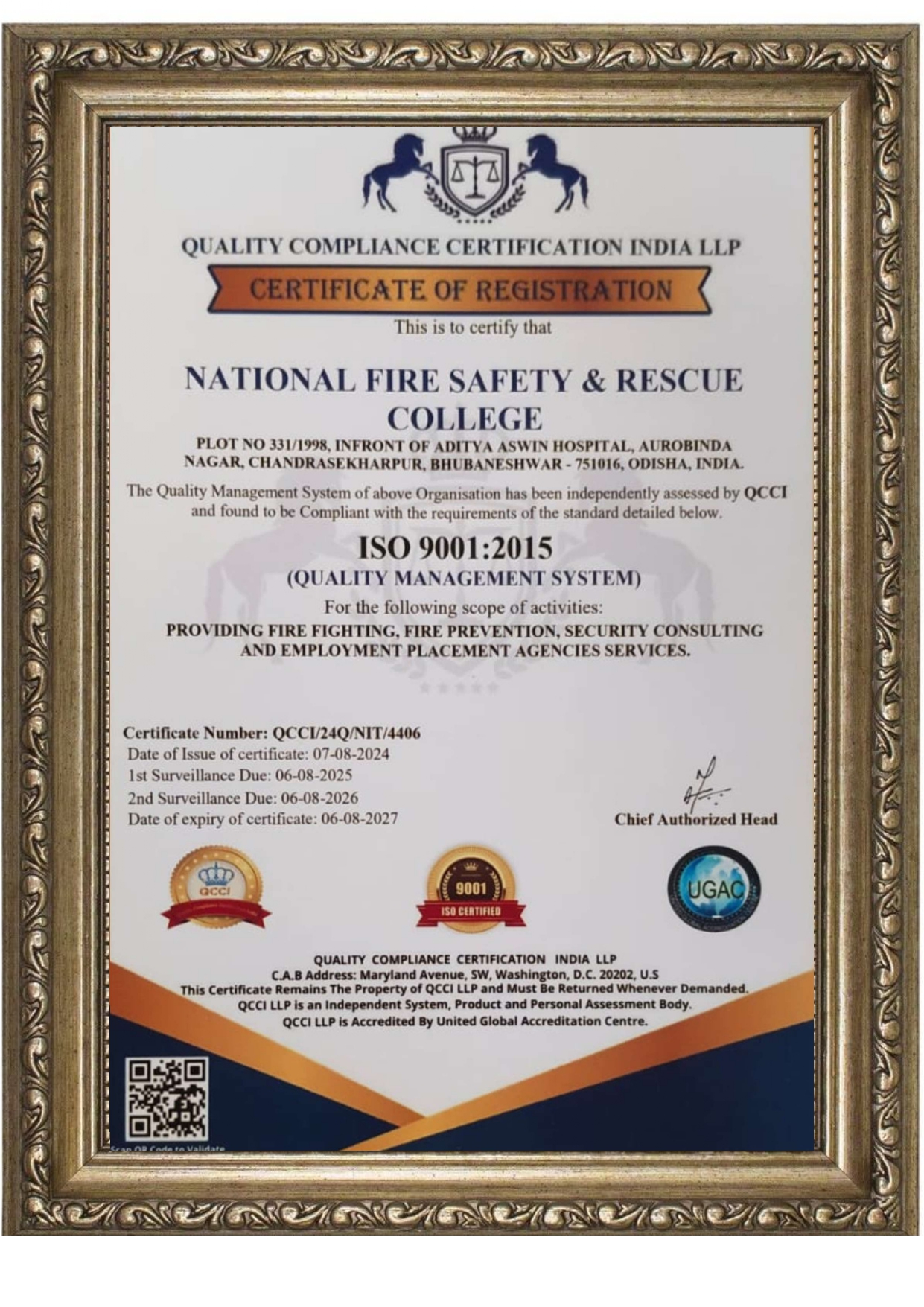 ISO 9001:2015 Quality Management System