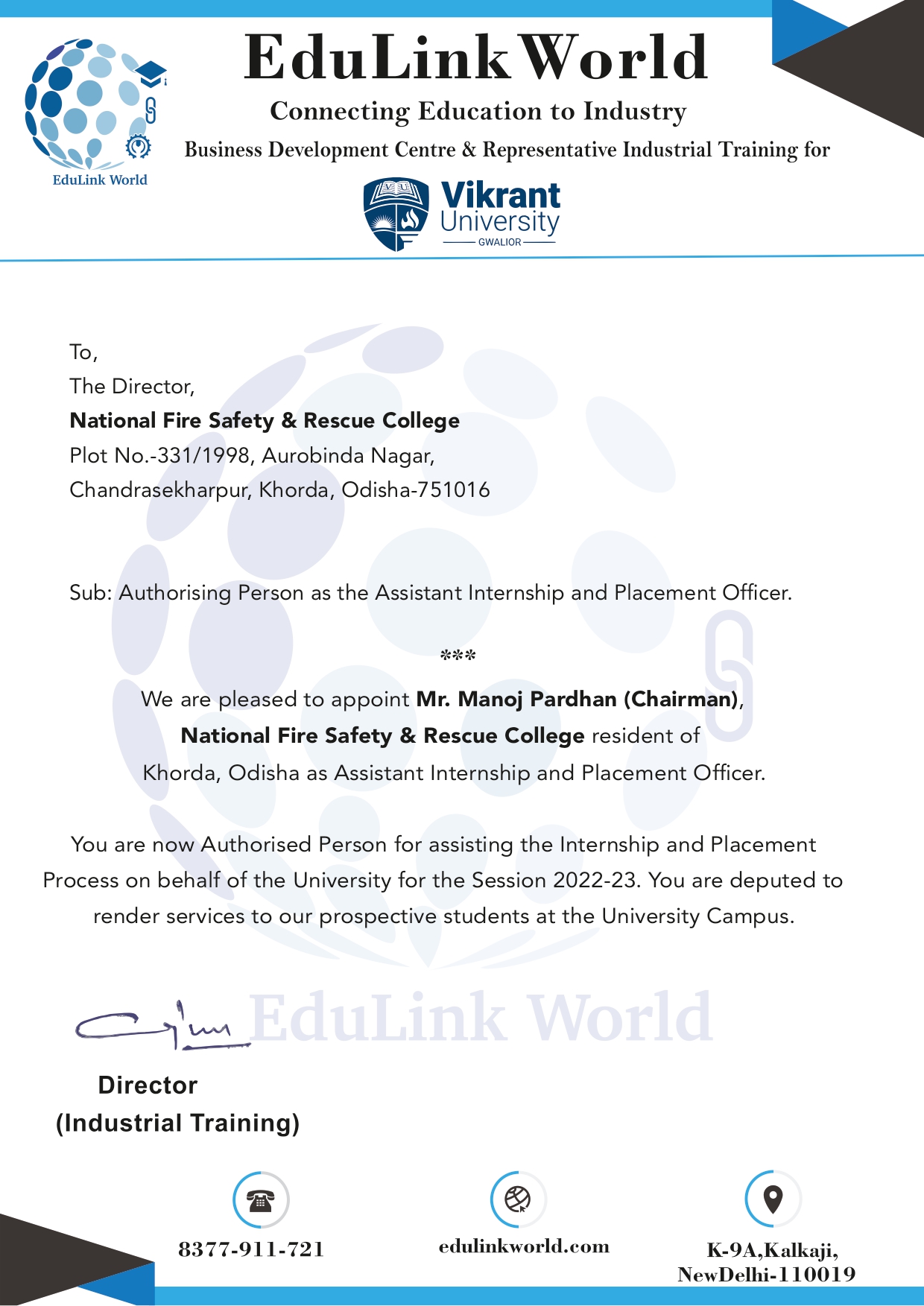 EduLink World Appointment
